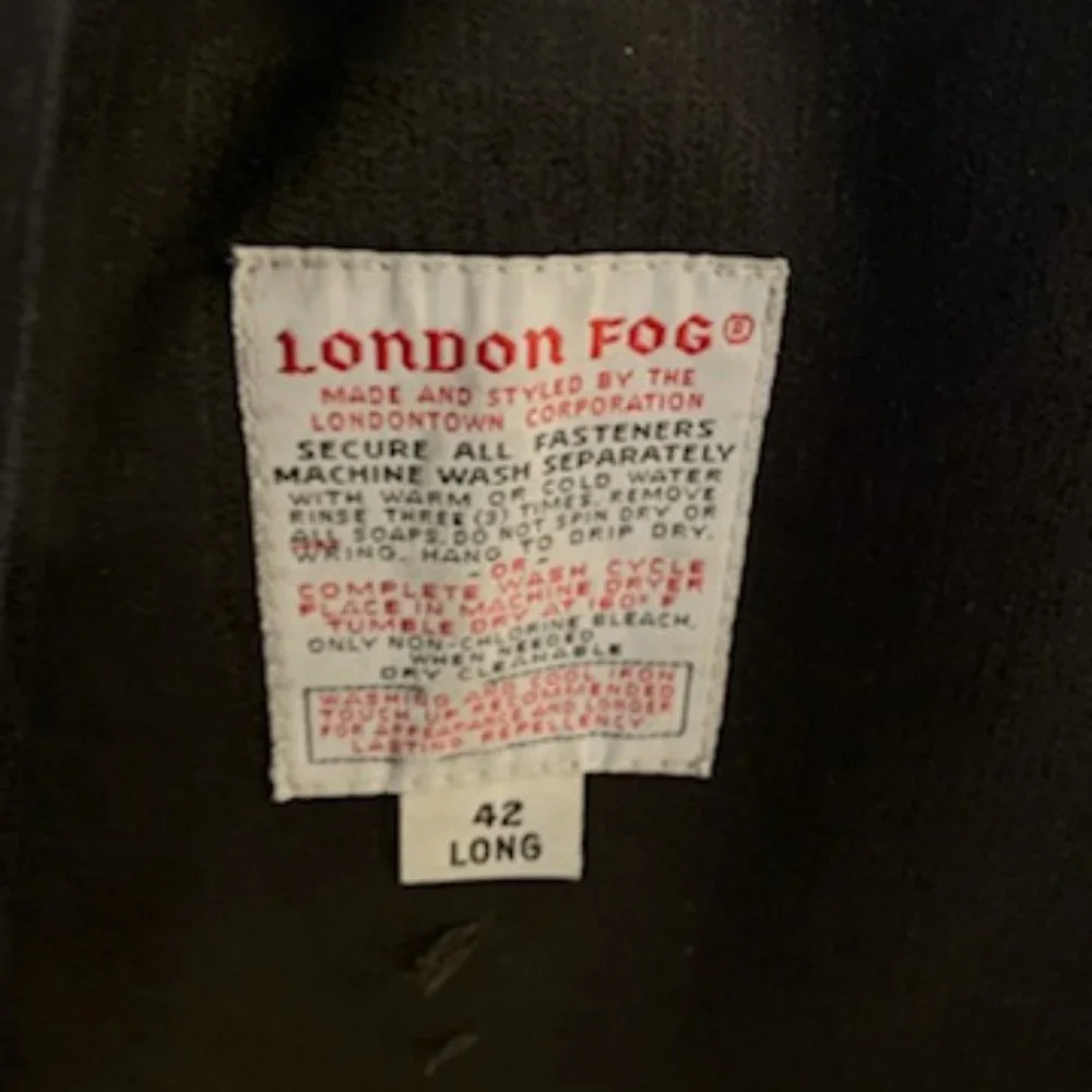 Classic London Fog Iconic Trench Coat with belt